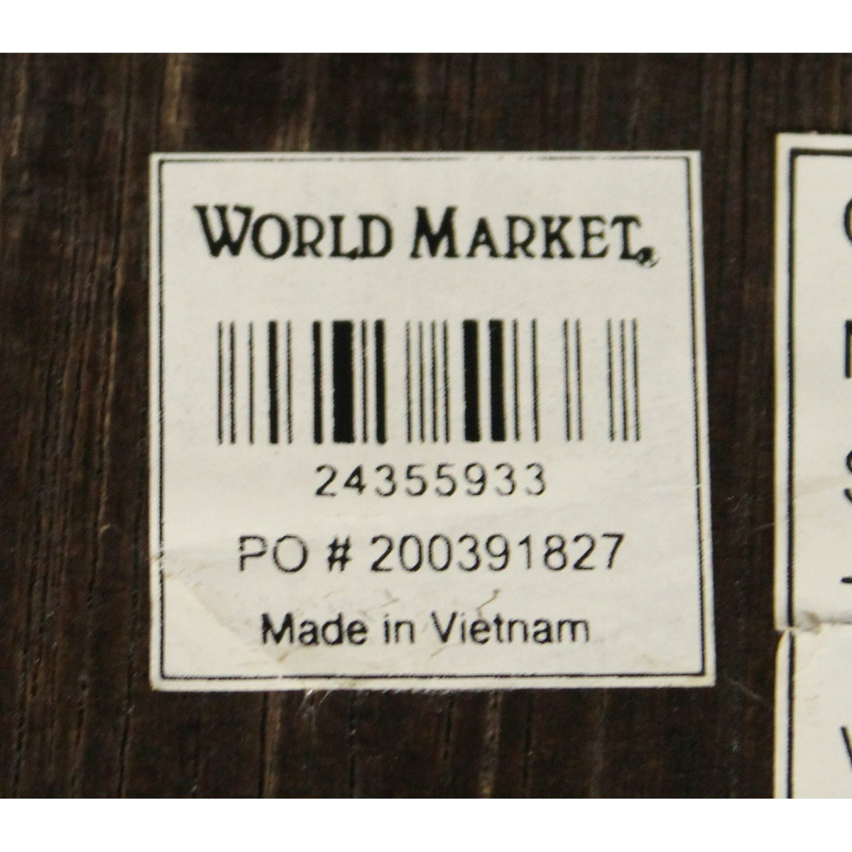 World Market Dark Pine Media Console