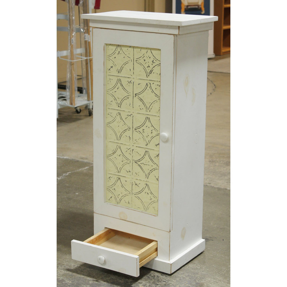 White Accent Cabinet