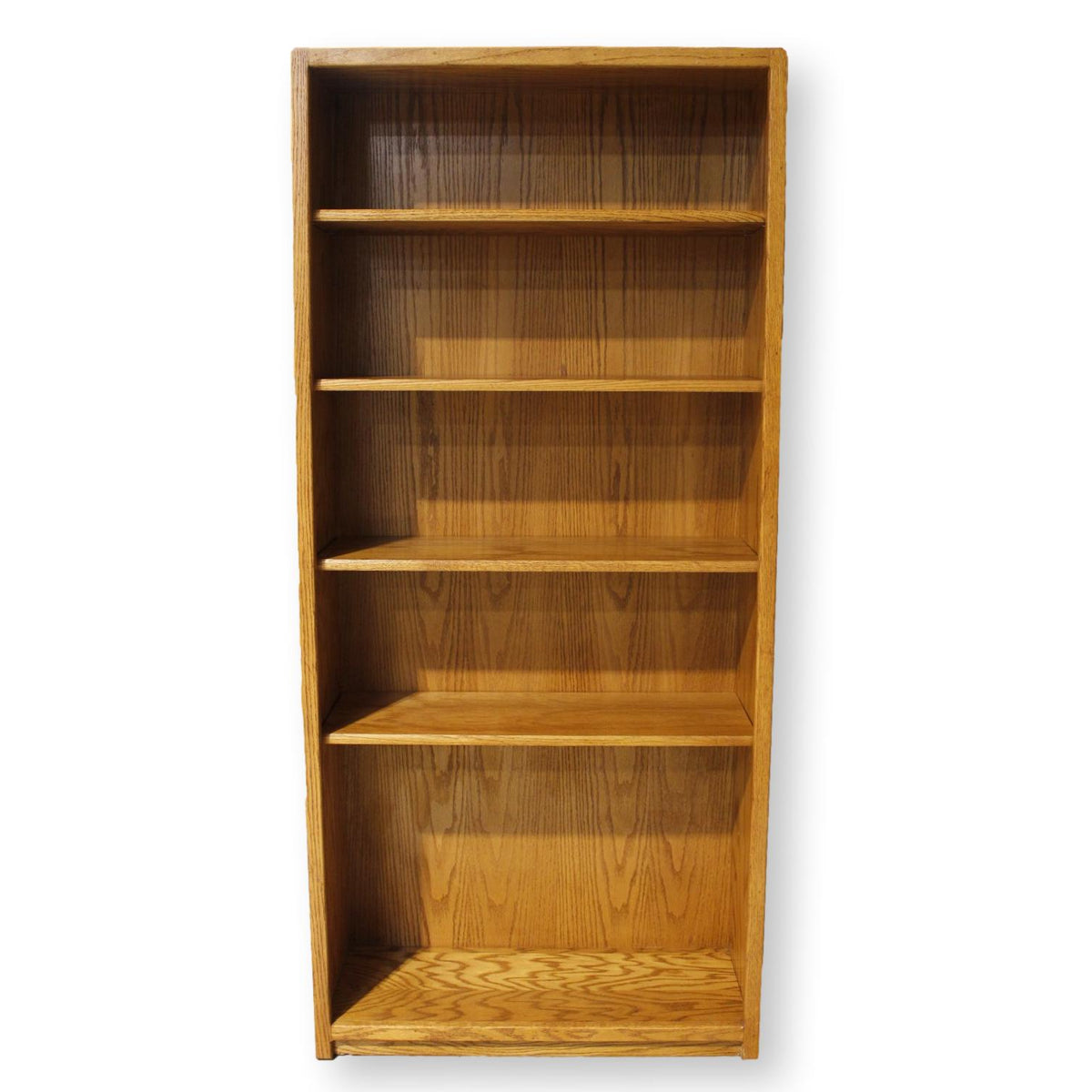 6' Oak Bookcase