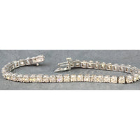 8.00ctw Round Brilliant Cut Diamond 14K Gold Bracelet