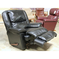 Franklin Corp. Black Leather Rocking Recliner