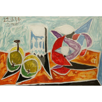 Gallery Framed Art Print 'Still Life with Fruits and Pitcher' By Pablo Picasso