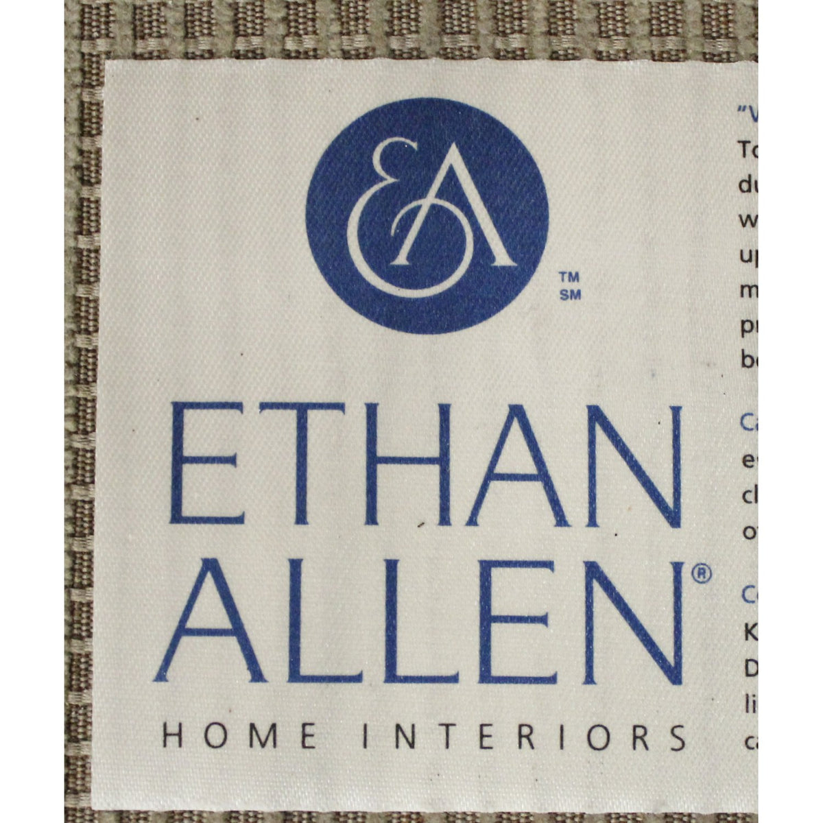 Ethan Allen Club Chair w/Ottoman