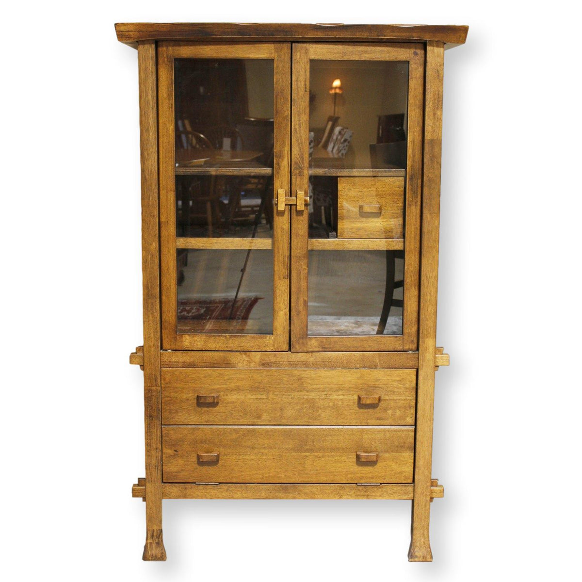 Indonesian Mahogany Wine Cabinet