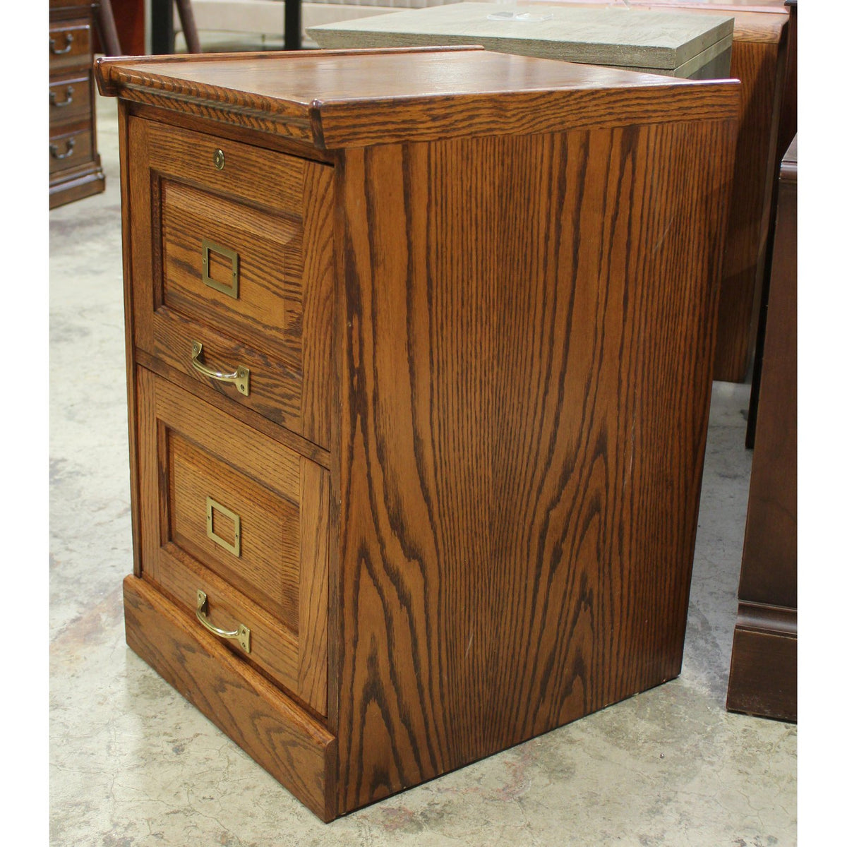 Winners Only 2 Drawer Oak File Cabinet