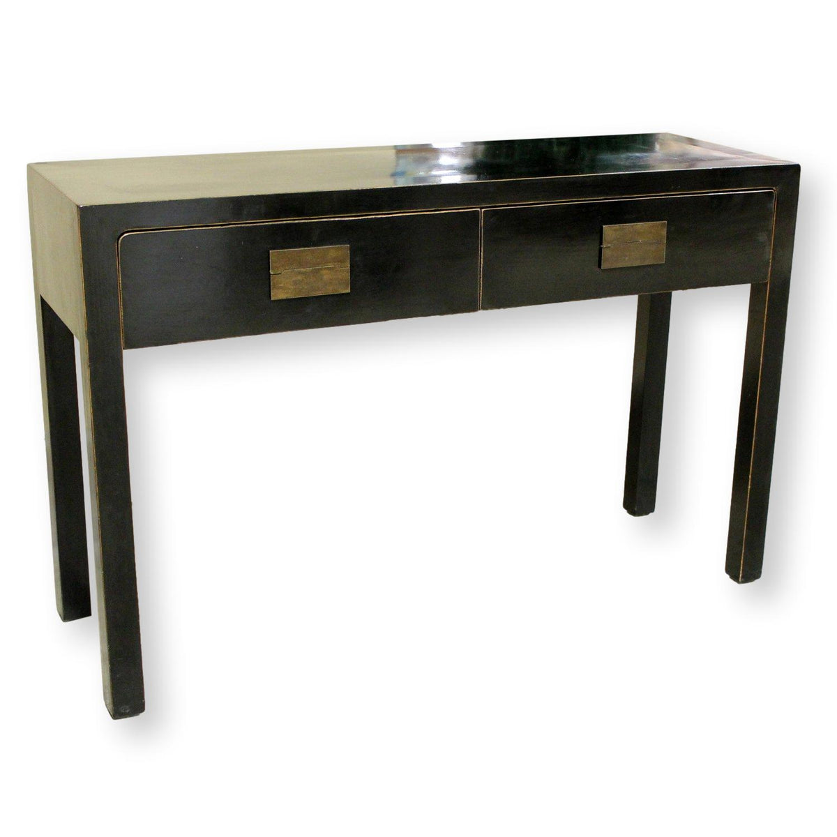 Black Lacquer Console Table