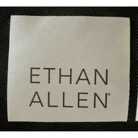 Ethan Allen Houndstooth Ottoman