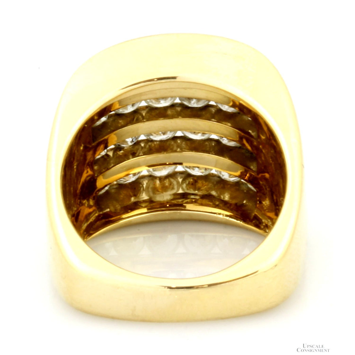 2.62ctw Diamond 14K Gold Ring - Euro Style Shank