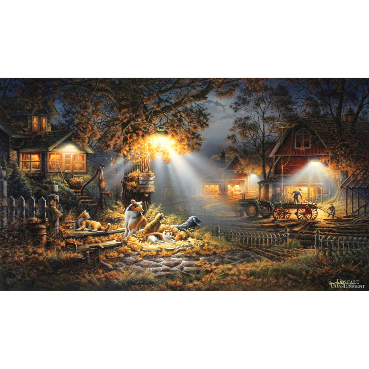 Terry Redlin Framed Limited Edition Print 'Our Friends'