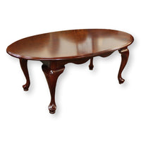 Queen Anne Oval Coffee Table