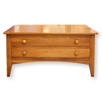 Ethan Allen Square Cherry Coffee Table
