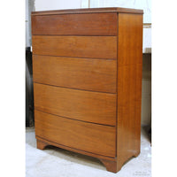 Kroehler Vintage 5 Drawer Mahogany Chest of Drawers