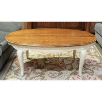 Ethan Allen Oval Coffee Table