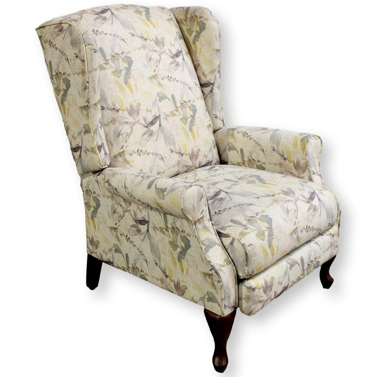 La-Z-Boy Leaf Print Wingback Recliner