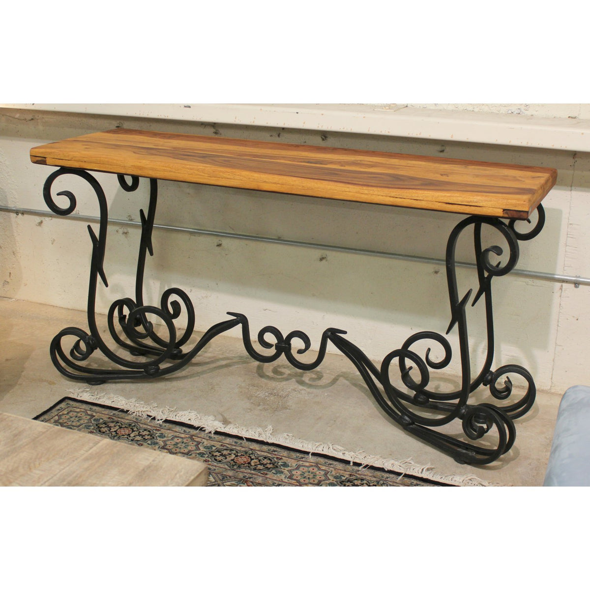 Pier 1 Imports Ornate Iron Console Table