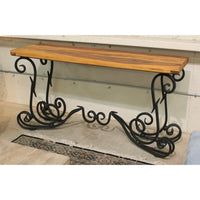 Pier 1 Imports Ornate Iron Console Table