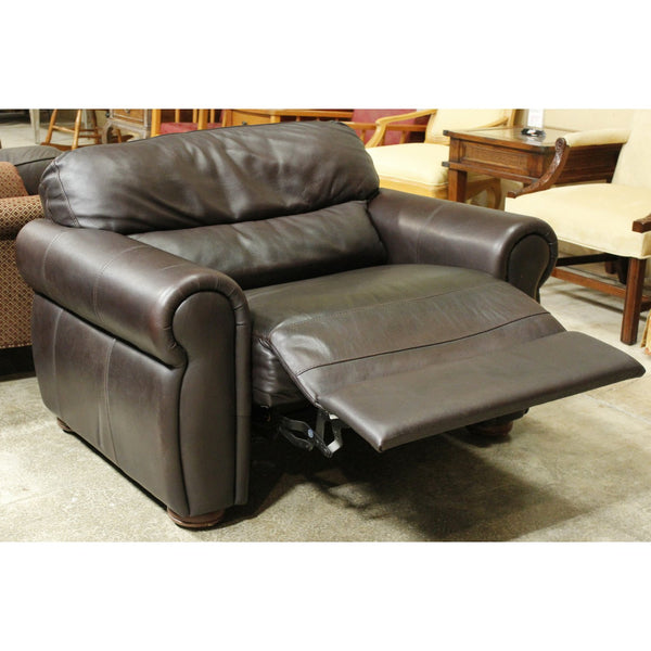 Oversize Dark Brown Recliner