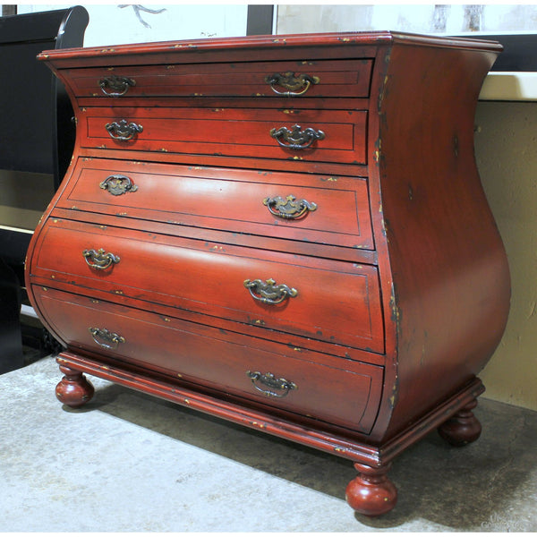 Hooker Furniture Red Bombe Chest