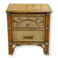 Henry Link Rattan & Bamboo Nightstand
