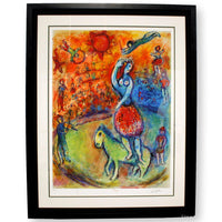 "Ecuyere sur cheval vert au cirque" by Marc Chagall