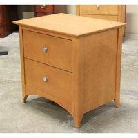 Les Ind. A.P. 2 Drawer Blond Nightstand