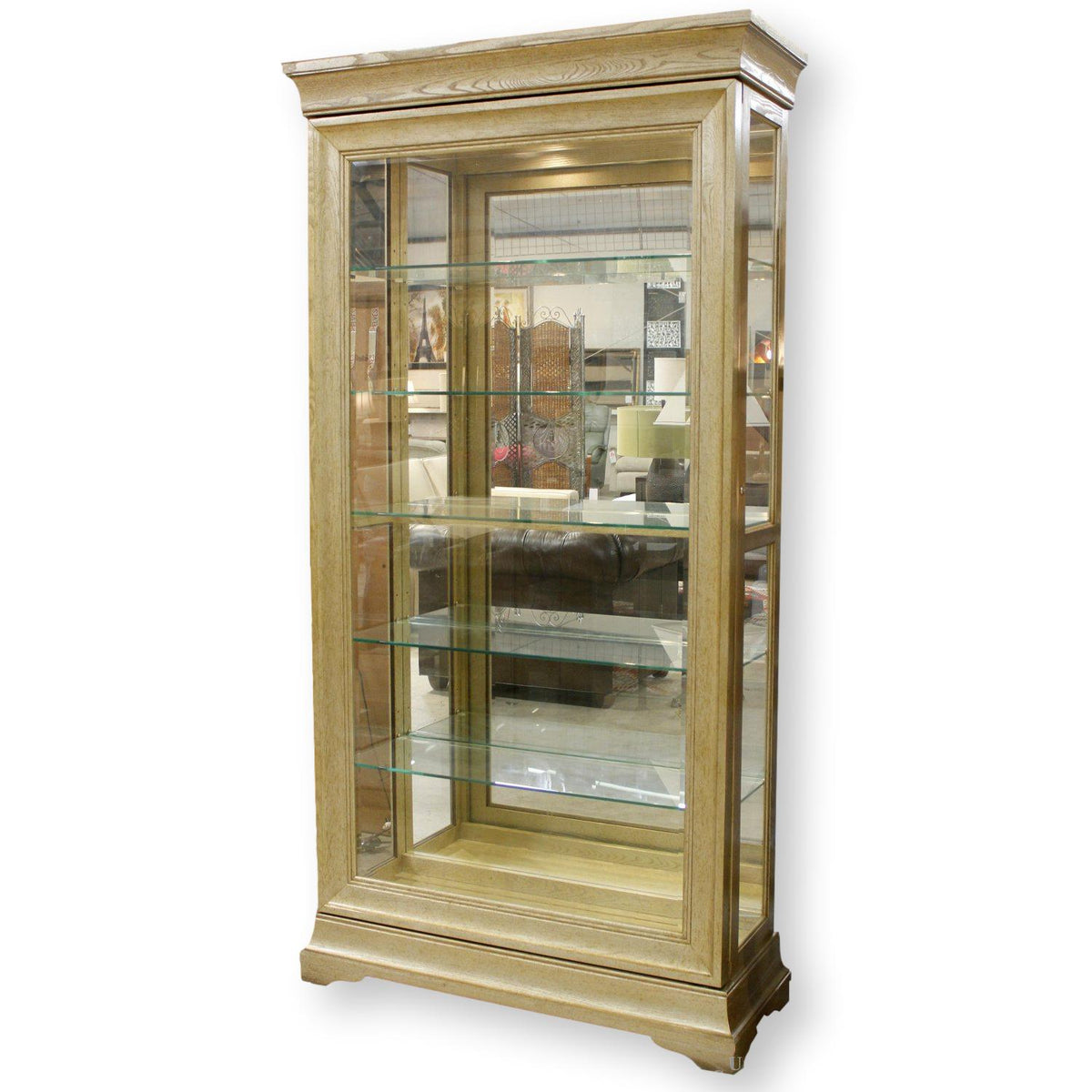 Home Meridian Int'l. 84'' Sliding Door Curio Cabinet