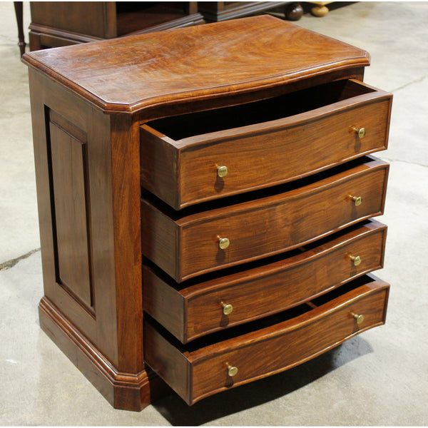 Brazilian Rosewood 4 Drawer Nightstand