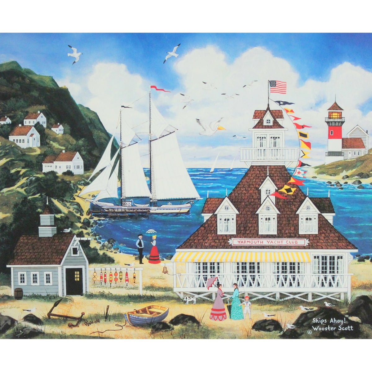 Artwork "Ships Ahoy" by Jane Wooster Scott