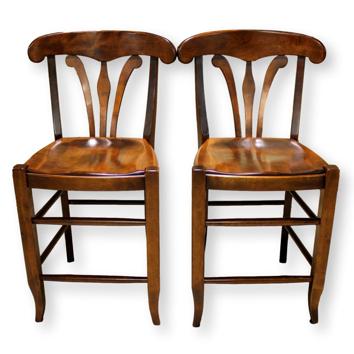 Nichols & Stone Pair of Counter Stools