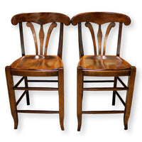 Nichols & Stone Pair of Counter Stools