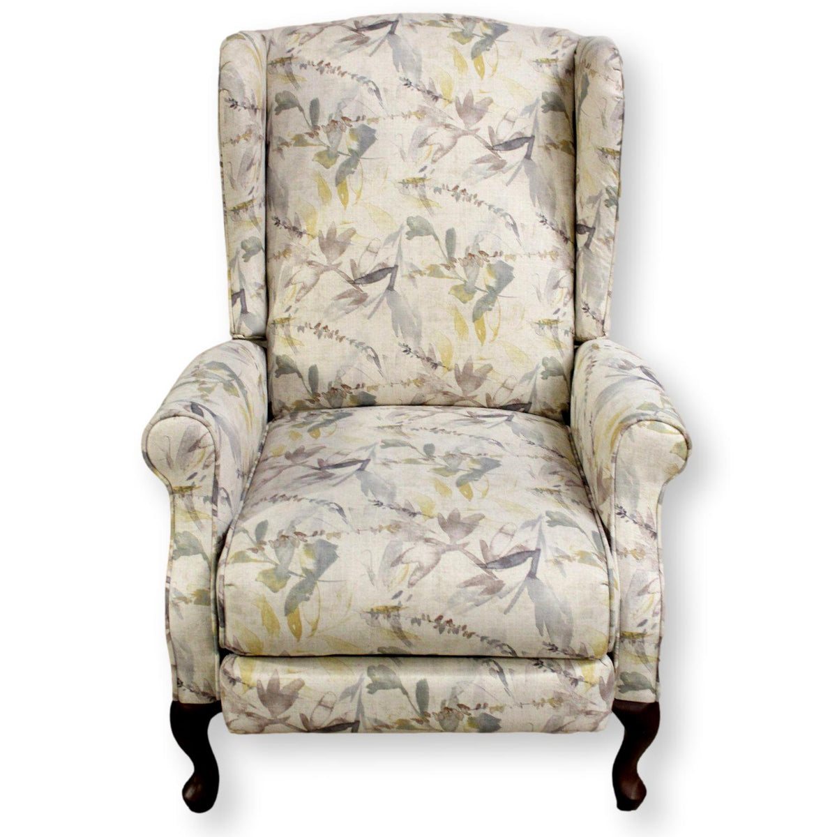 La-Z-Boy Leaf Print Wingback Recliner