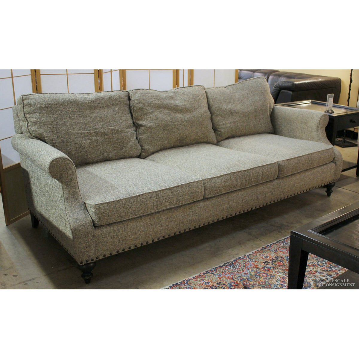 Bernhardt Gray Sofa