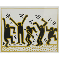 Gallery Framed Art Print 'Exercise' By Keith Haring