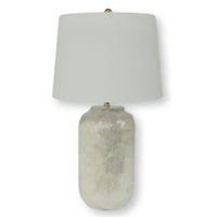 Made Green Co.White Capiz Shell Table Lamp