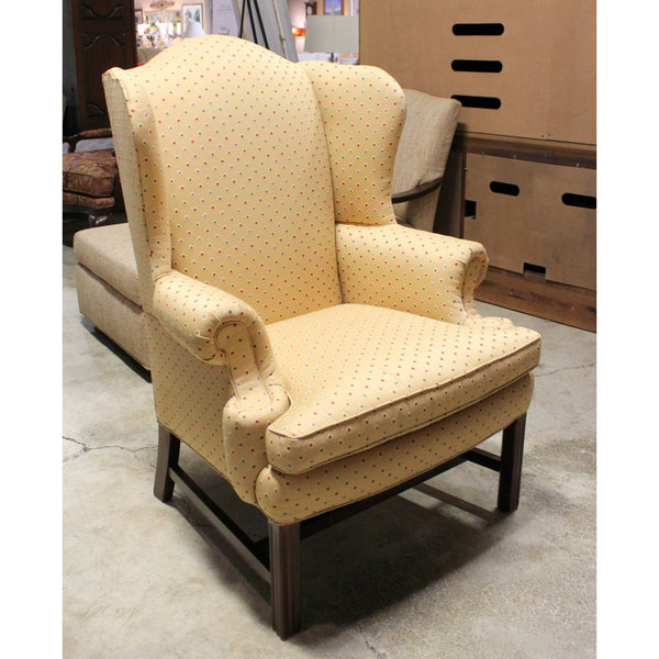 Sherrill Gold Wingback w/Diamond Pattern