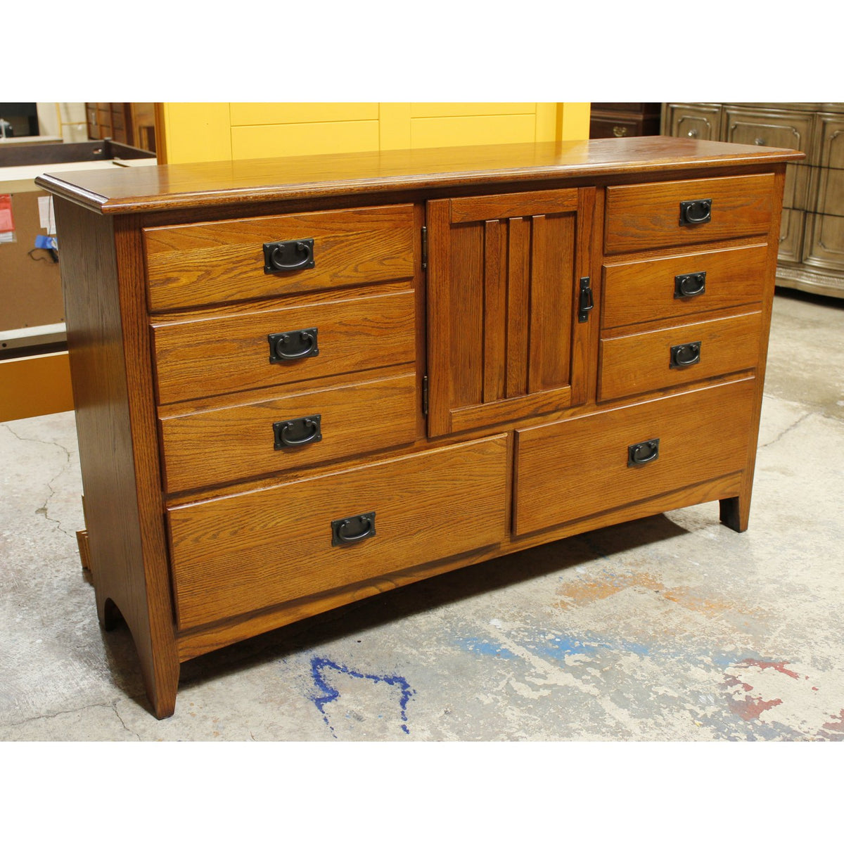 Mission Style Oak Dresser