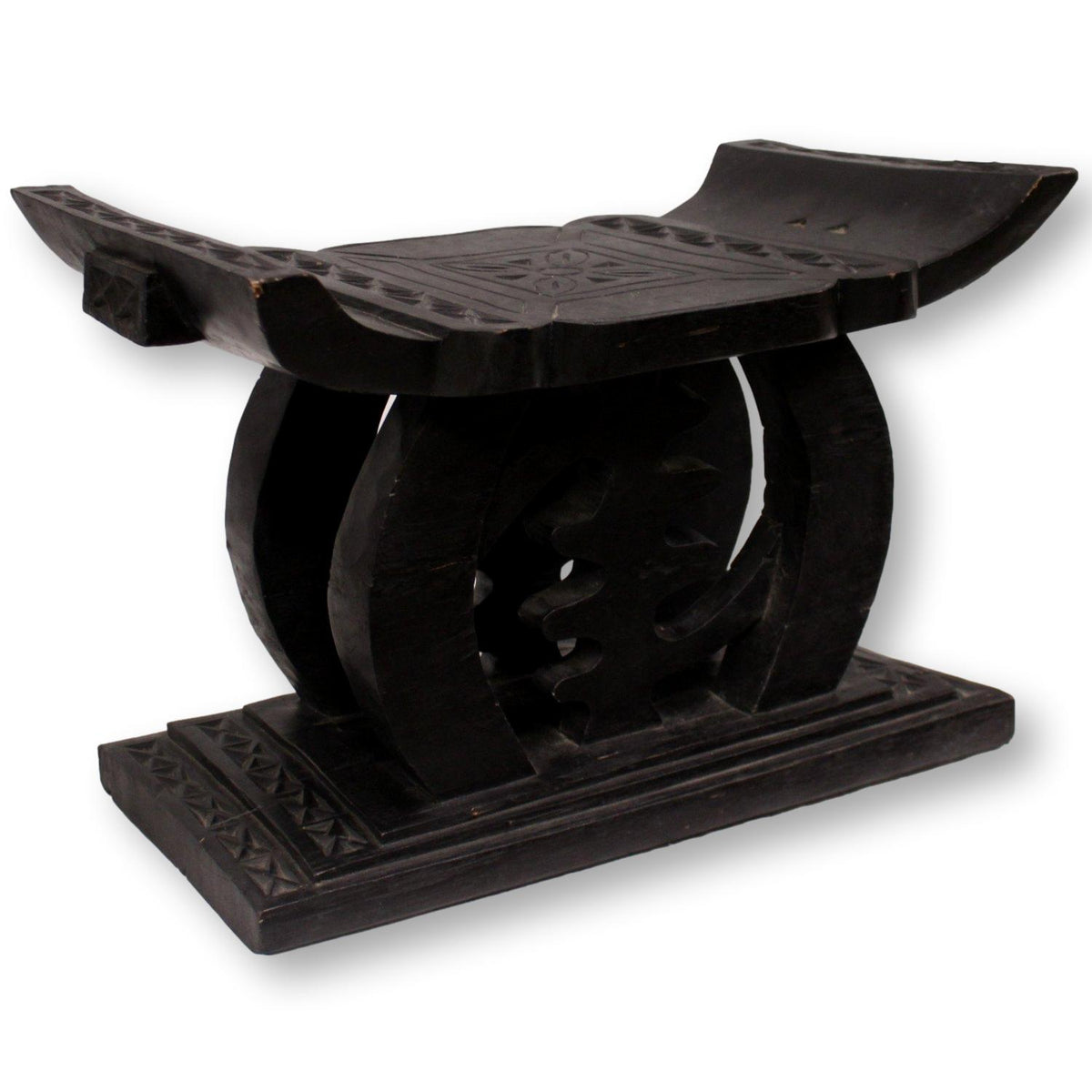 Hand Carved Asian Garden Stool/Plant Stand