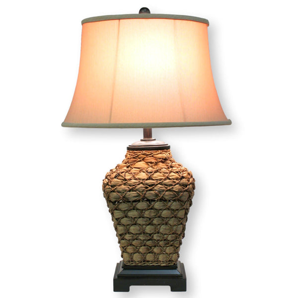 Wicker & Seagrass Table Lamp