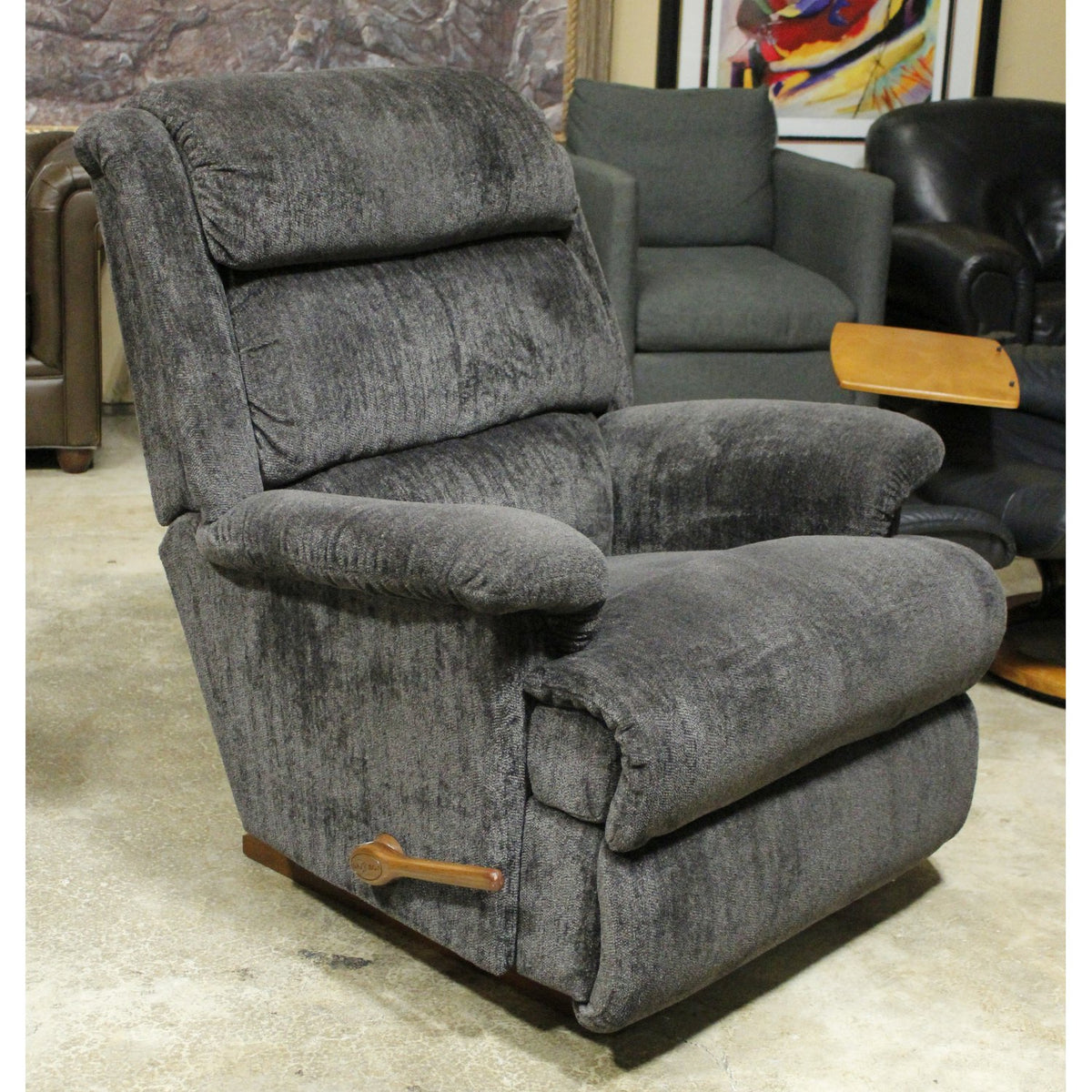 La-Z-Boy 'Astor' Charcoal Gray Rocking Recliner