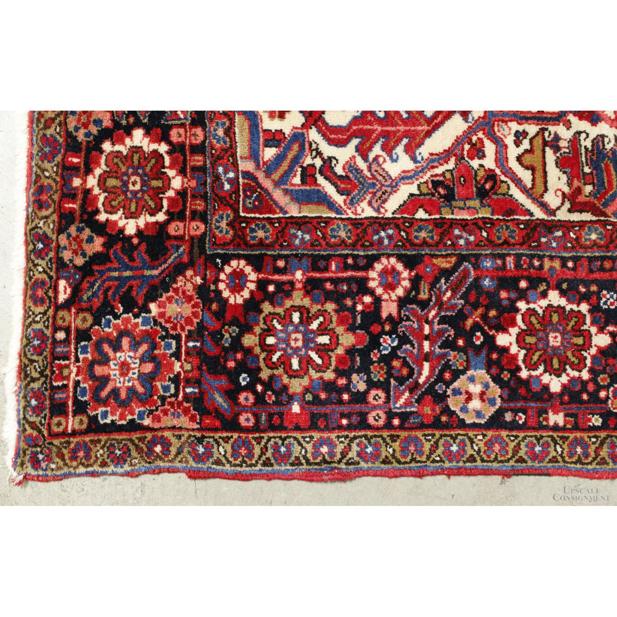 10' 3" X 12' 5'' Red Area Rug