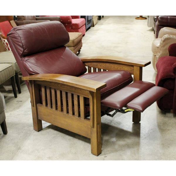 Flexsteel Mission Style Leather Recliner