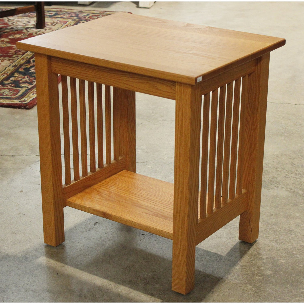 CVW Mission Oak End Table