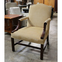 Ethan Allen Pale Yellow Arm Chair