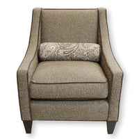 Robin Bruce Upholstered Accent Chair w/Bolster Pillow