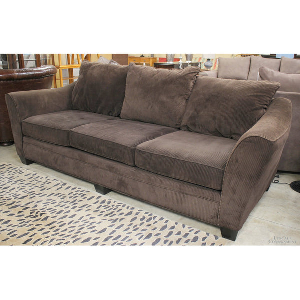 Brown Corduroy Sofa