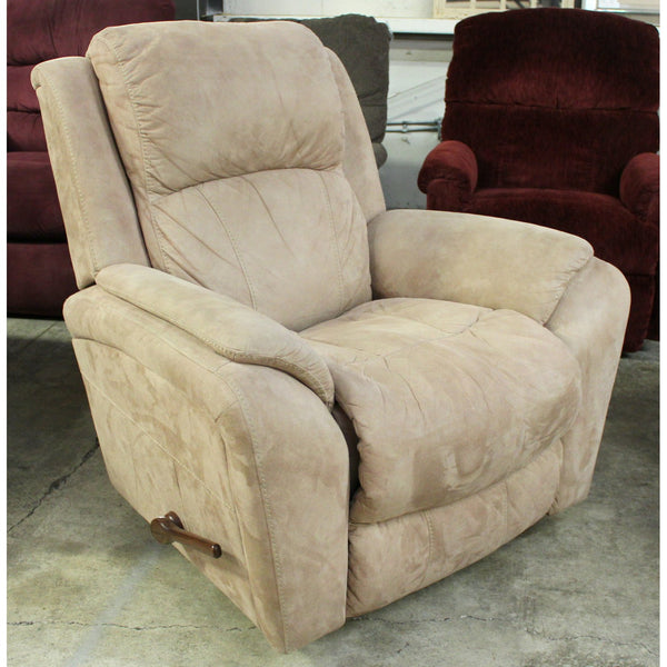 La-Z-Boy Faux Suede Swivel Rocking Recliner