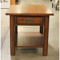 Mission Style Oak End Table