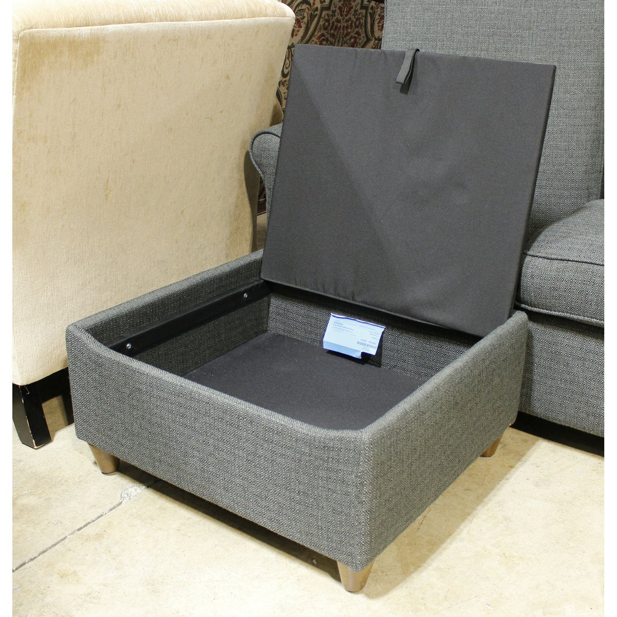 Jonathan Louis Gray Sectional Sofa w/Reversible Chaise