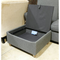 Jonathan Louis Gray Sectional Sofa w/Reversible Chaise