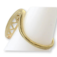 Vintage Japanese Modernist 10KP Gold Transitional Cut Diamond Ring | Estate Diamond Ring